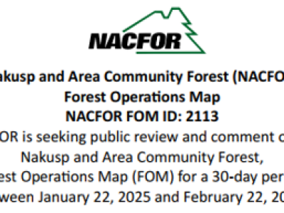 Forest Operations Map: Public Comments Open